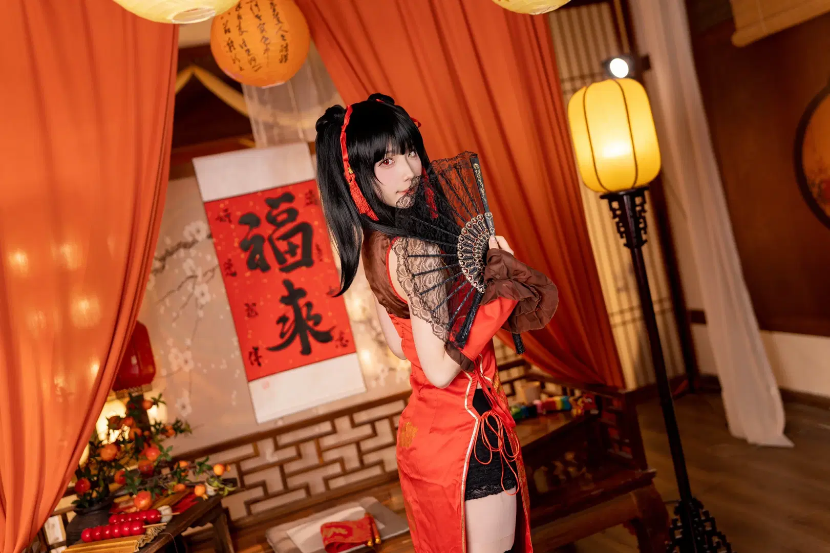 【時崎狂三cos】紅裝俏顏，新年祝福送達 - Kirito君 - 第7張