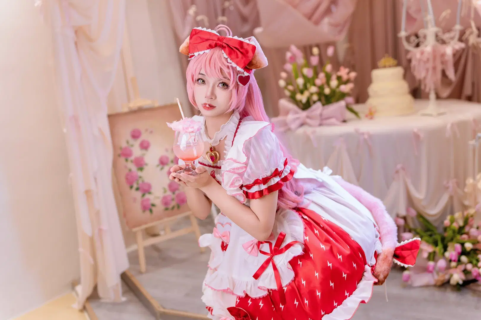 【ゴールデングロー コスプレ】『アークナイツ』×『ゴールデングロー サンリオ』コラボ ロリータ温室お茶会 - Kirito君 - 3枚目