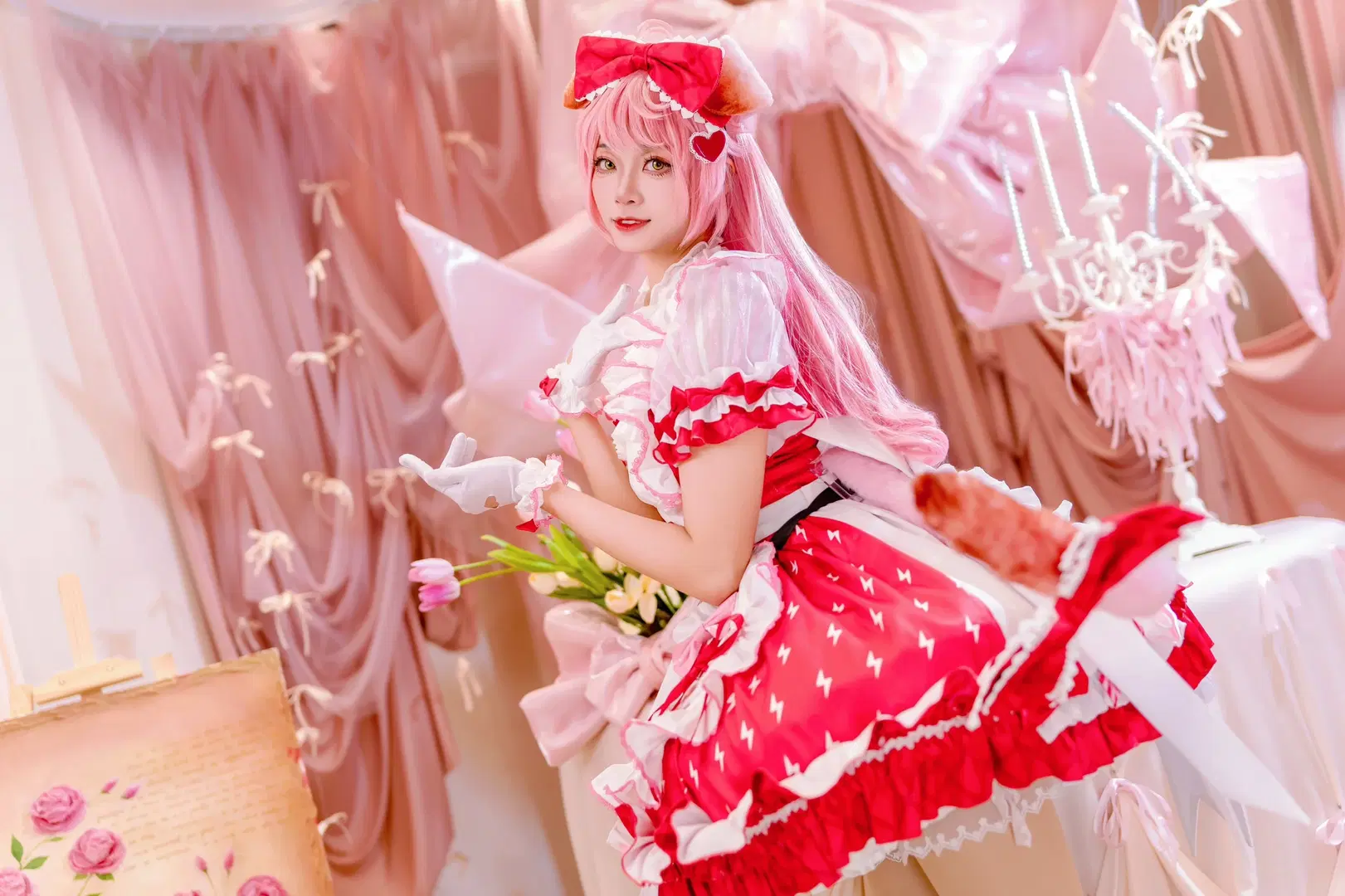 【ゴールデングロー コスプレ】『アークナイツ』×『ゴールデングロー サンリオ』コラボ ロリータ温室お茶会 - Kirito君 - 4枚目