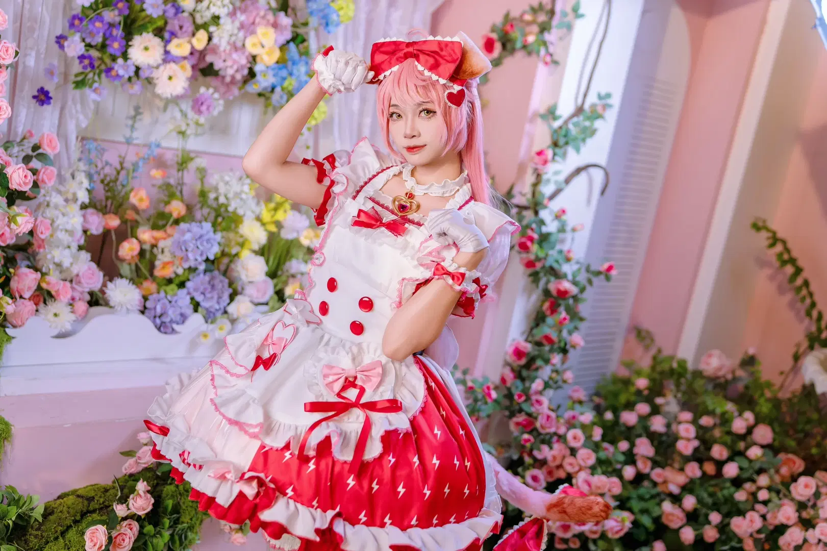 【ゴールデングロー コスプレ】『アークナイツ』×『ゴールデングロー サンリオ』コラボ ロリータ温室お茶会 - Kirito君 - 6枚目