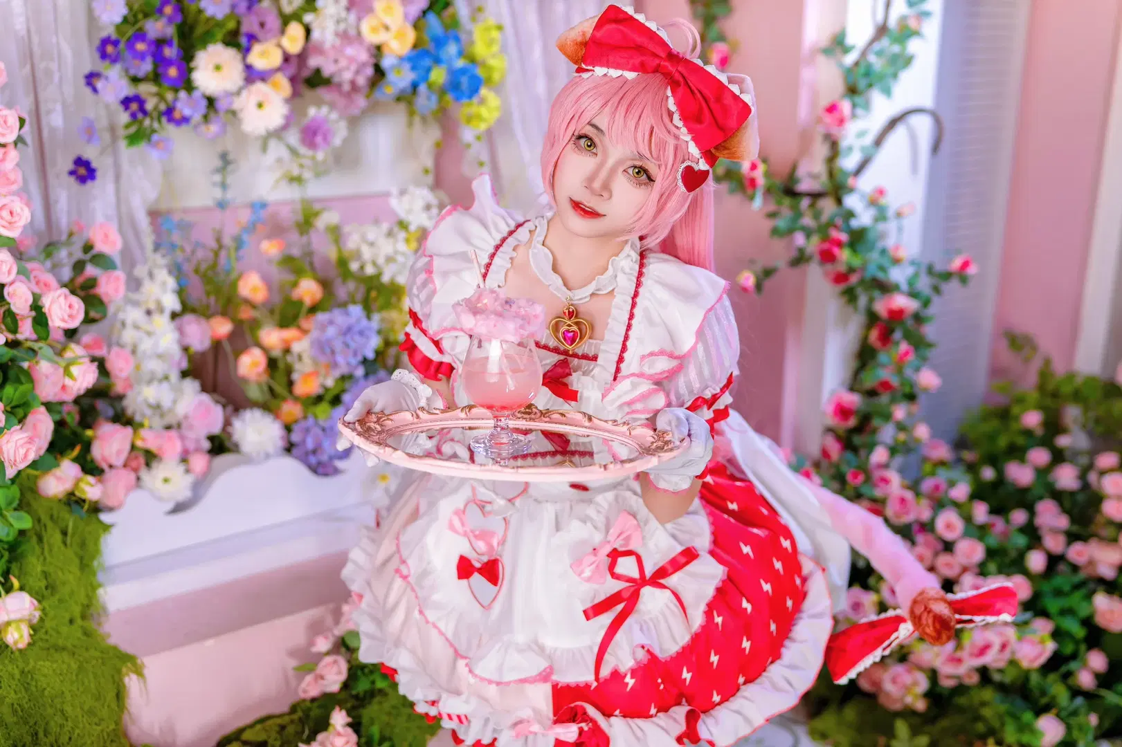 【ゴールデングロー コスプレ】『アークナイツ』×『ゴールデングロー サンリオ』コラボ ロリータ温室お茶会 - Kirito君 - 8枚目