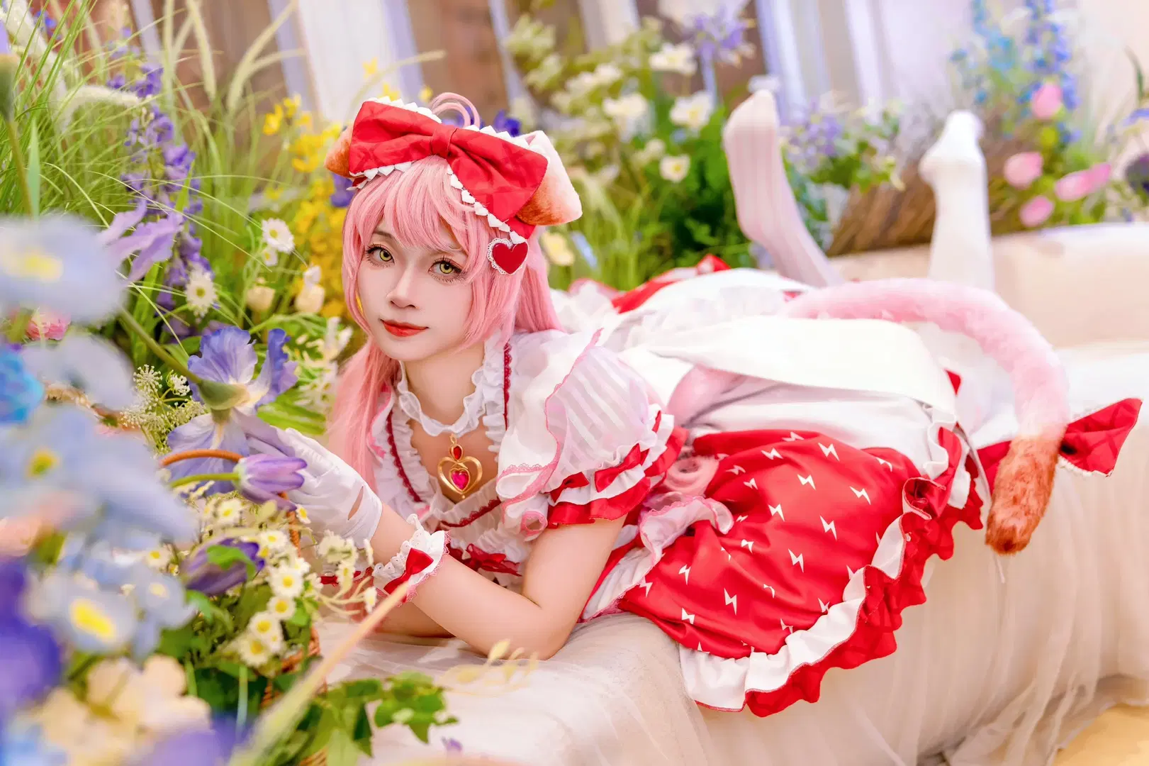 【ゴールデングロー コスプレ】『アークナイツ』×『ゴールデングロー サンリオ』コラボ ロリータ温室お茶会 - Kirito君 - 9枚目
