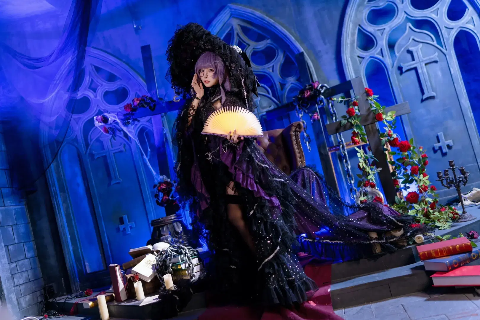 【帕秋莉cos】东方Project 红魔馆的魔法使守护者 - Kirito君 - 第12张