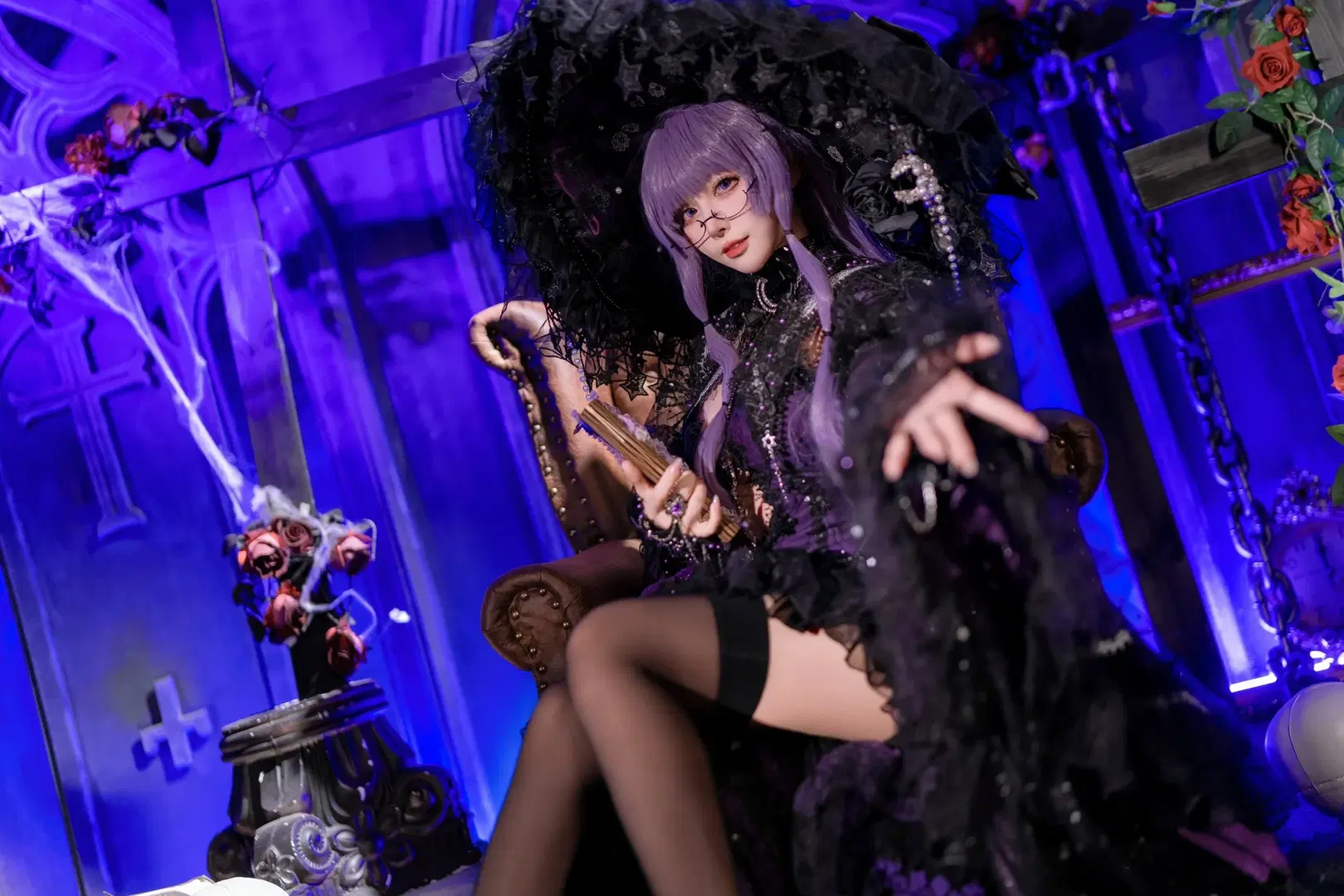 【帕秋莉cos】东方Project 红魔馆的魔法使守护者 - Kirito君 - 第5张