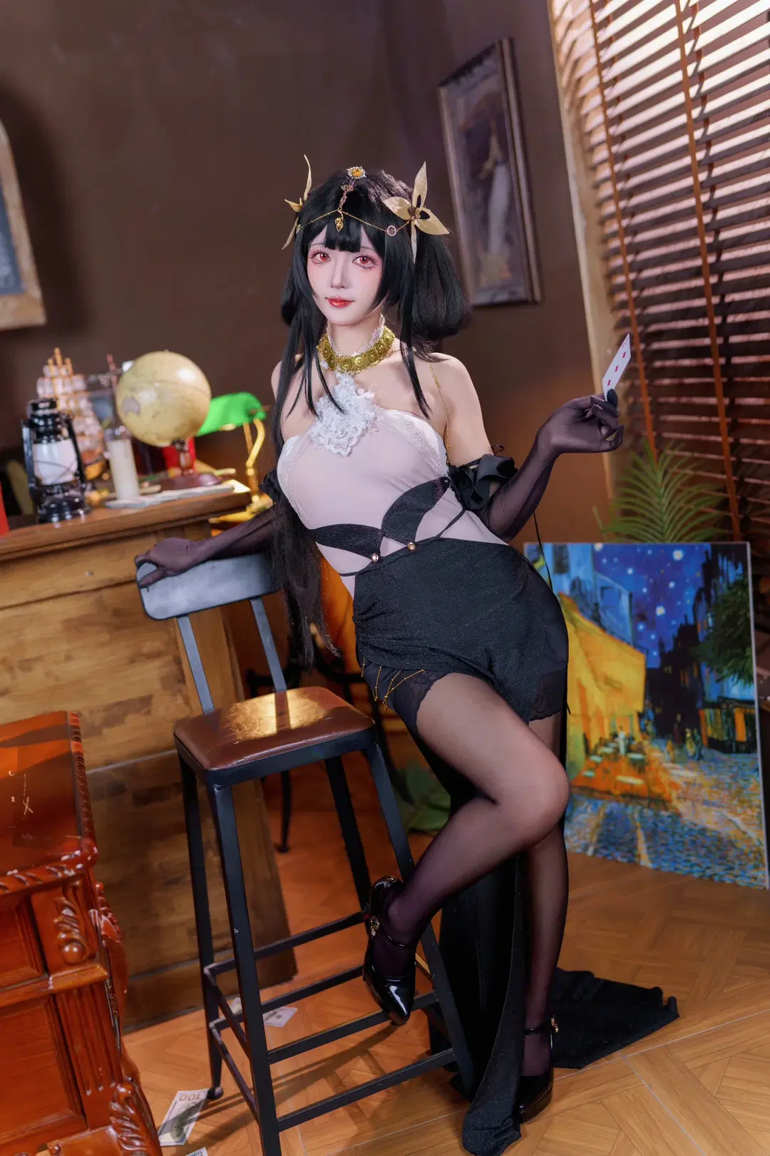 【镇海cos】碧蓝航线 复古酒馆里的慵懒时光 - Kirito君 - 第5张