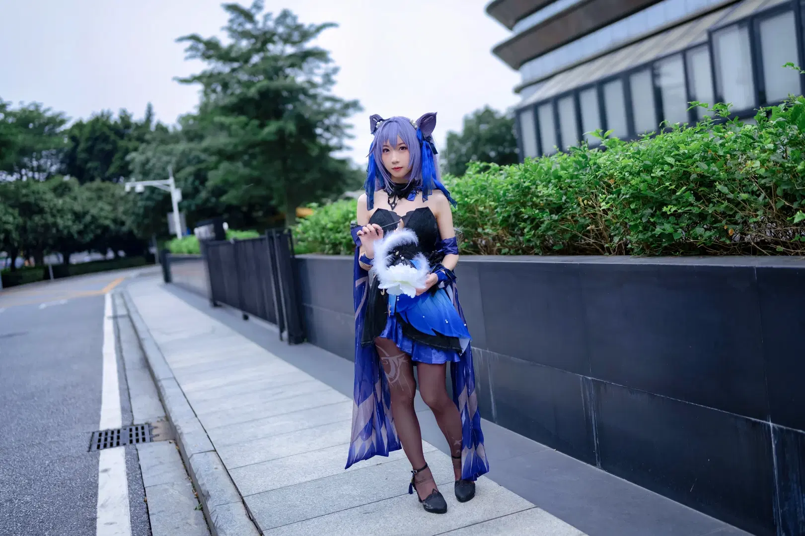 [Keqing cosplay] Opulent Splendor, Convention photos before nightfall by Kirito君 - Image 8