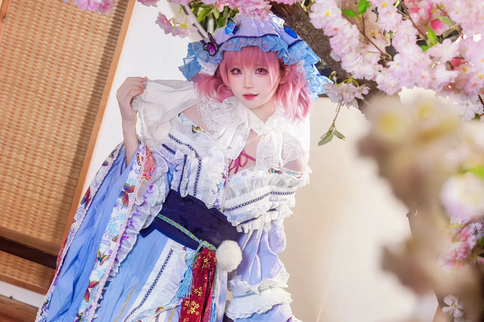 【西行寺幽幽子cos】东方project冥界白玉楼的亡灵公主 - Kirito君 - 第3张