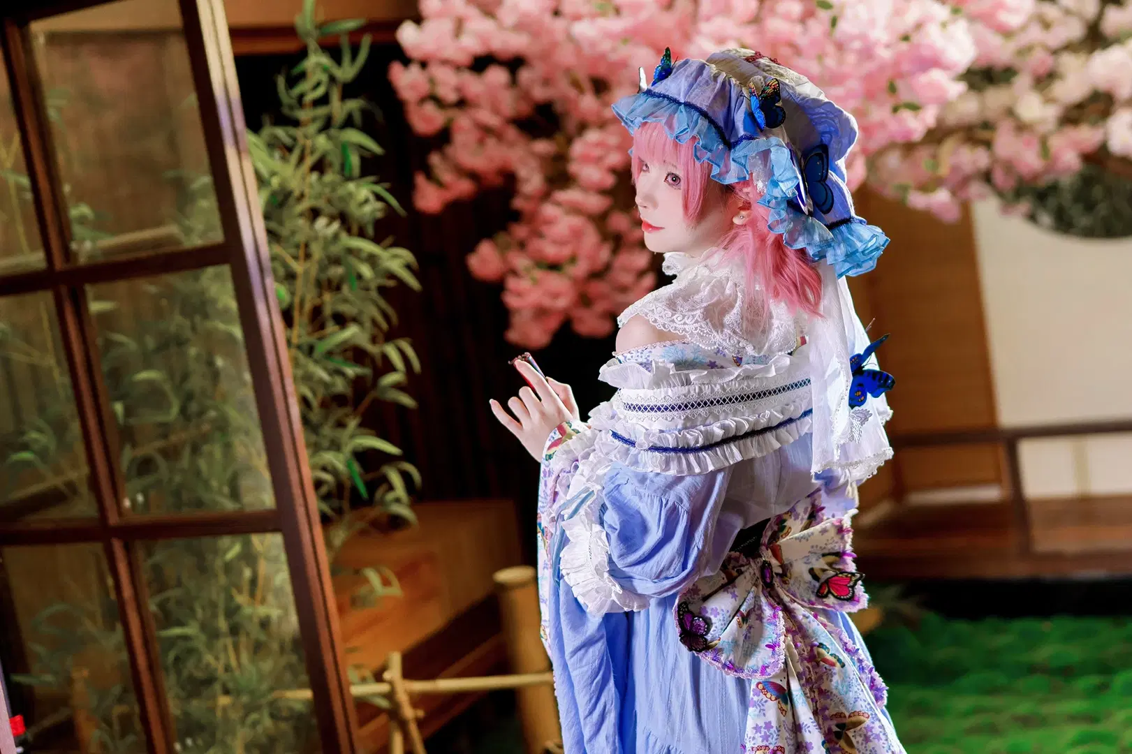 【西行寺幽幽子cos】东方project冥界白玉楼的亡灵公主 - Kirito君 - 第5张