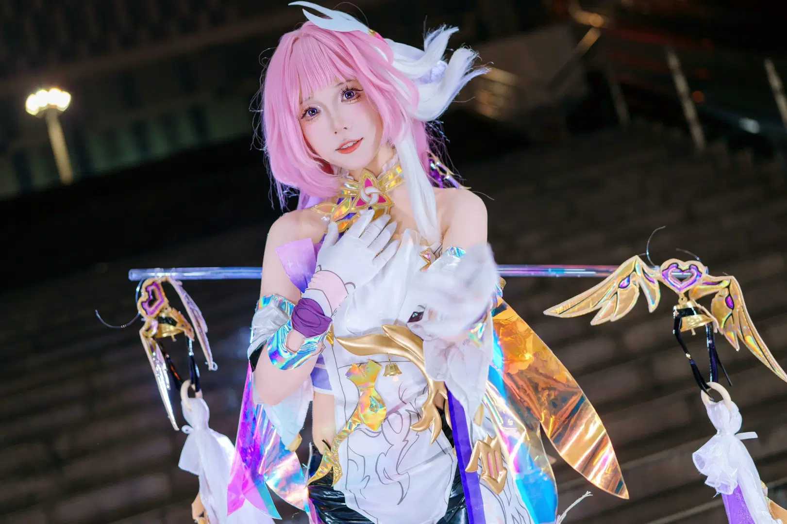 爱莉希雅cos, 萤火虫漫展, 崩坏三, 人之律者, cosplay返图