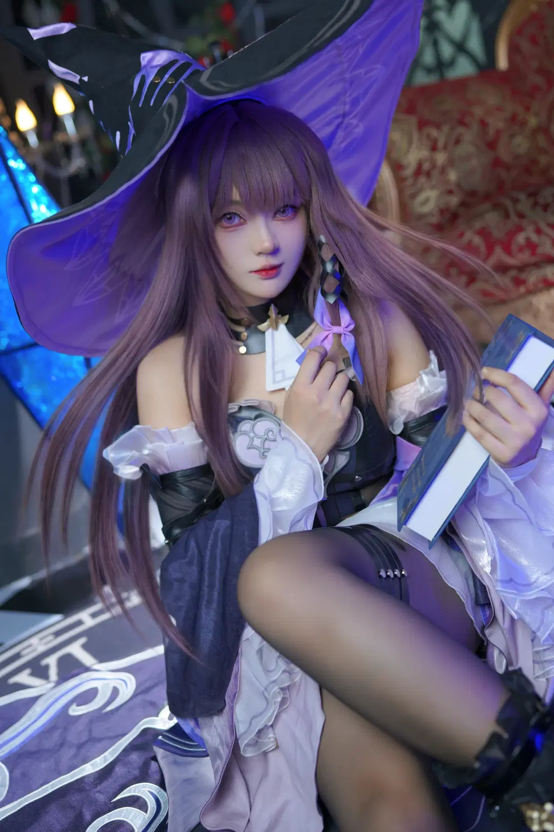 【大黑塔cos】天才科学家降临，一起走进黑塔女士的魔法书房 - Kirito君 - 第2张