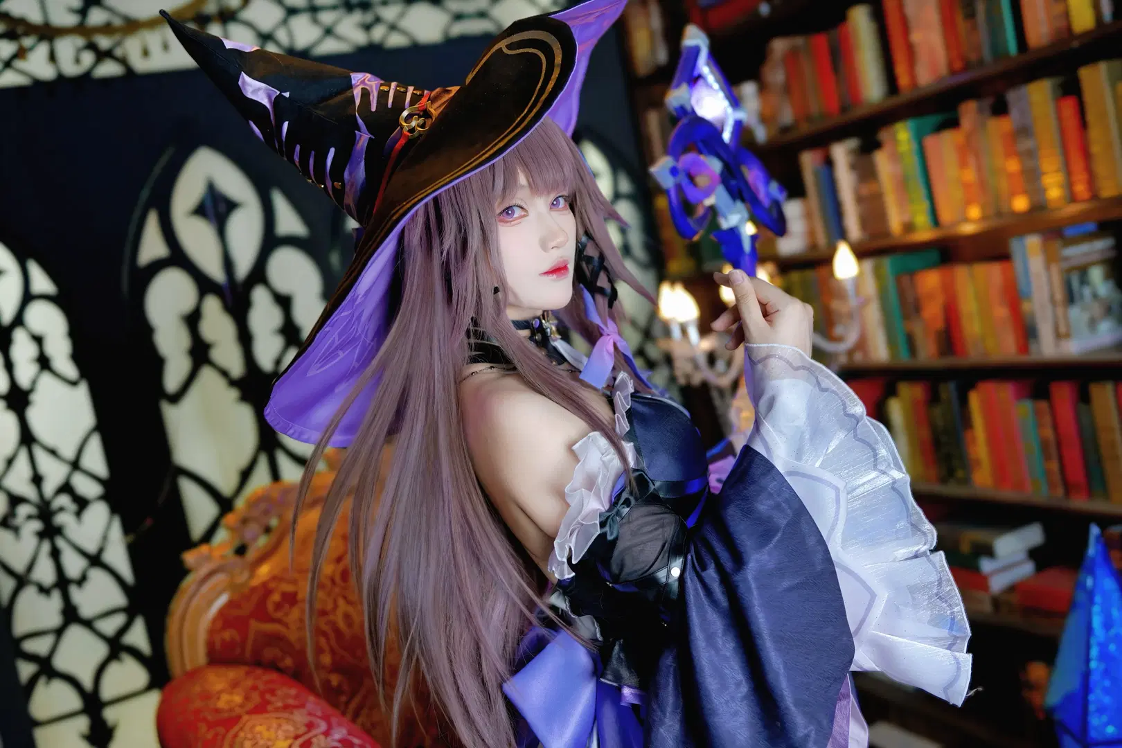 【大黑塔cos】天才科学家降临，一起走进黑塔女士的魔法书房 - Kirito君 - 第7张