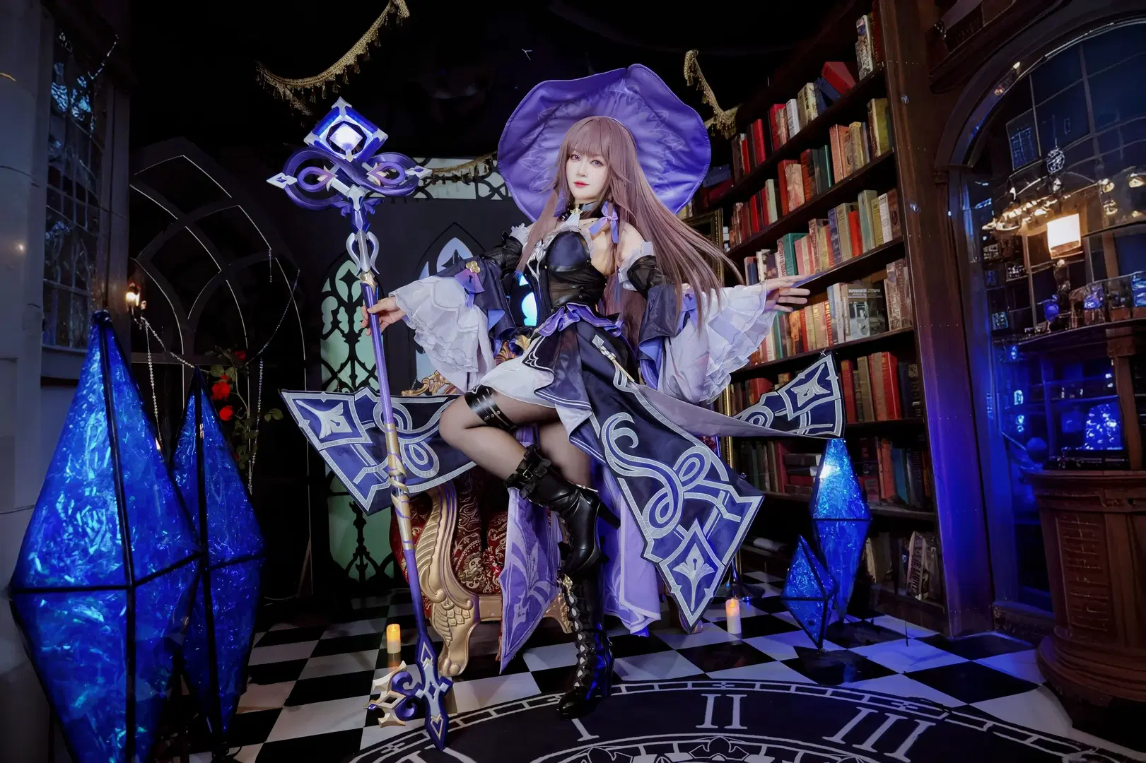 【大黑塔cos】天才科学家降临，一起走进黑塔女士的魔法书房 - Kirito君 - 第9张