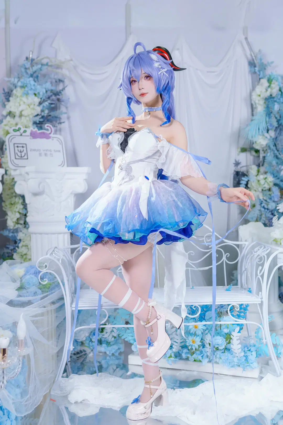 【甘雨cos】原神中那抹幽蓝的优雅身影 - Kirito君 - 第3张