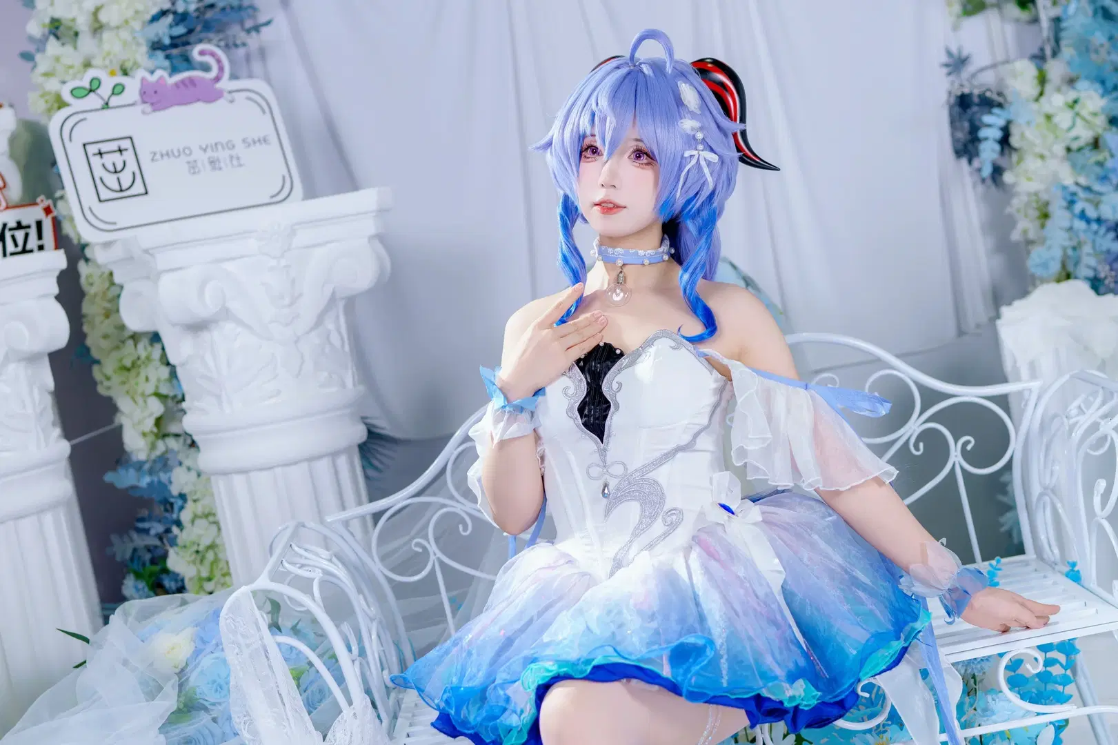 【甘雨cos】原神中那抹幽蓝的优雅身影 - Kirito君 - 第4张