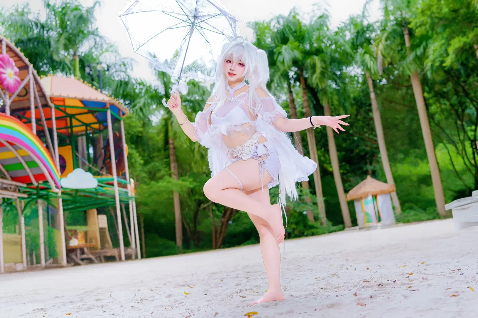 【梅莉cos】乐园的花之魔术师，夏日清凉感满分的自设 - Kirito君 - 第10张