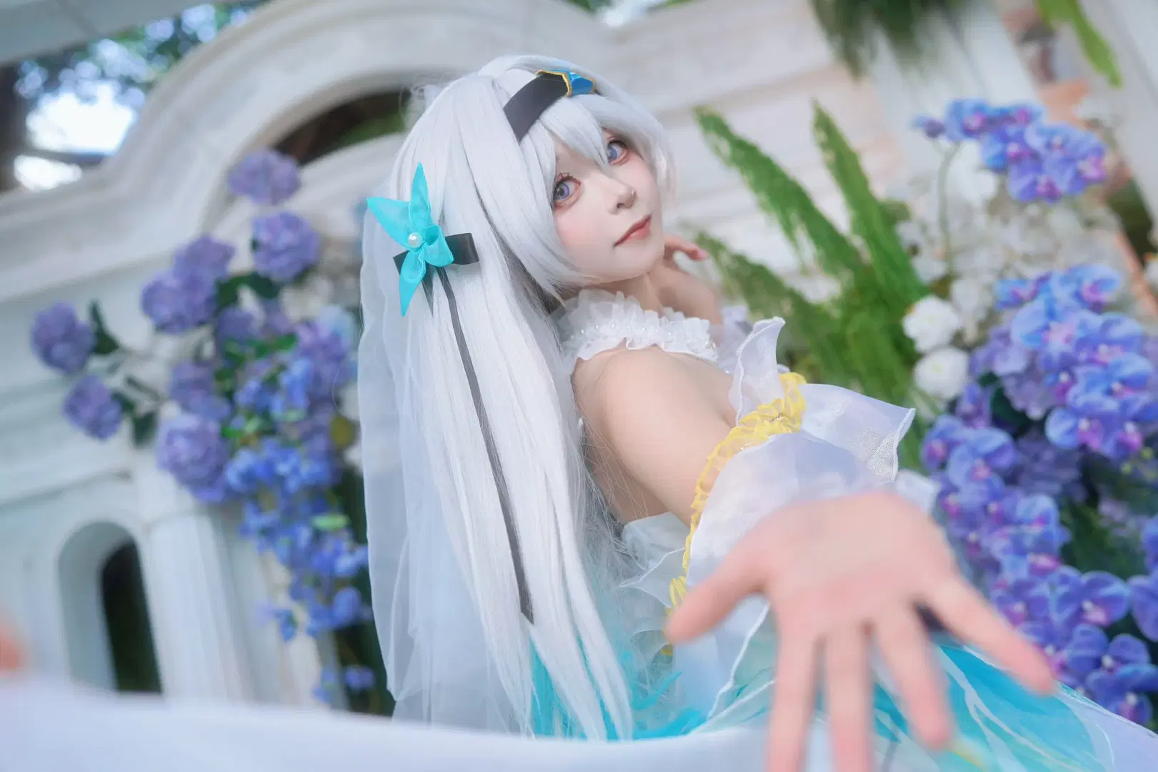 【流萤cos】崩坏星穹铁道，花嫁造型完美呈现 - Kirito君 - 第14张