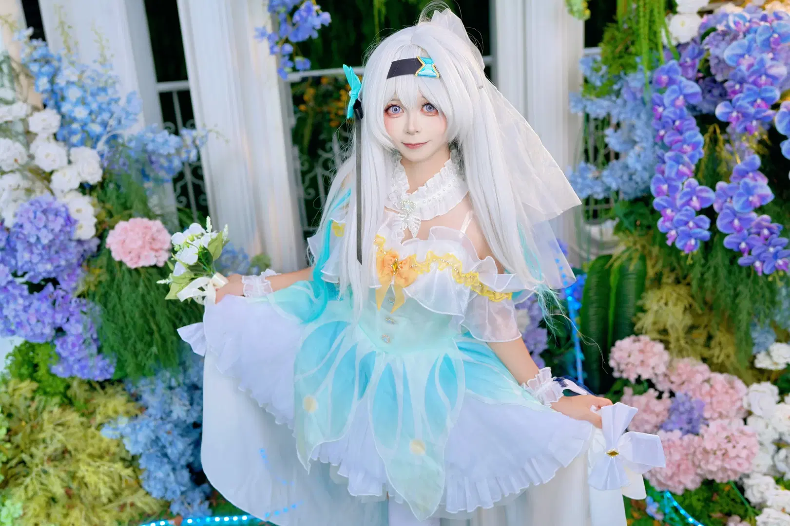 【流萤cos】崩坏星穹铁道，花嫁造型完美呈现 - Kirito君 - 第15张