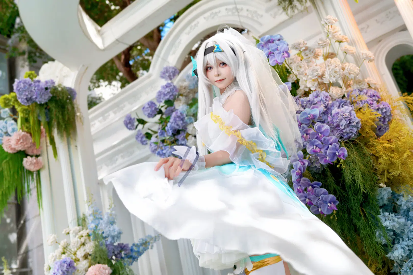 【流萤cos】崩坏星穹铁道，花嫁造型完美呈现 - Kirito君 - 第16张