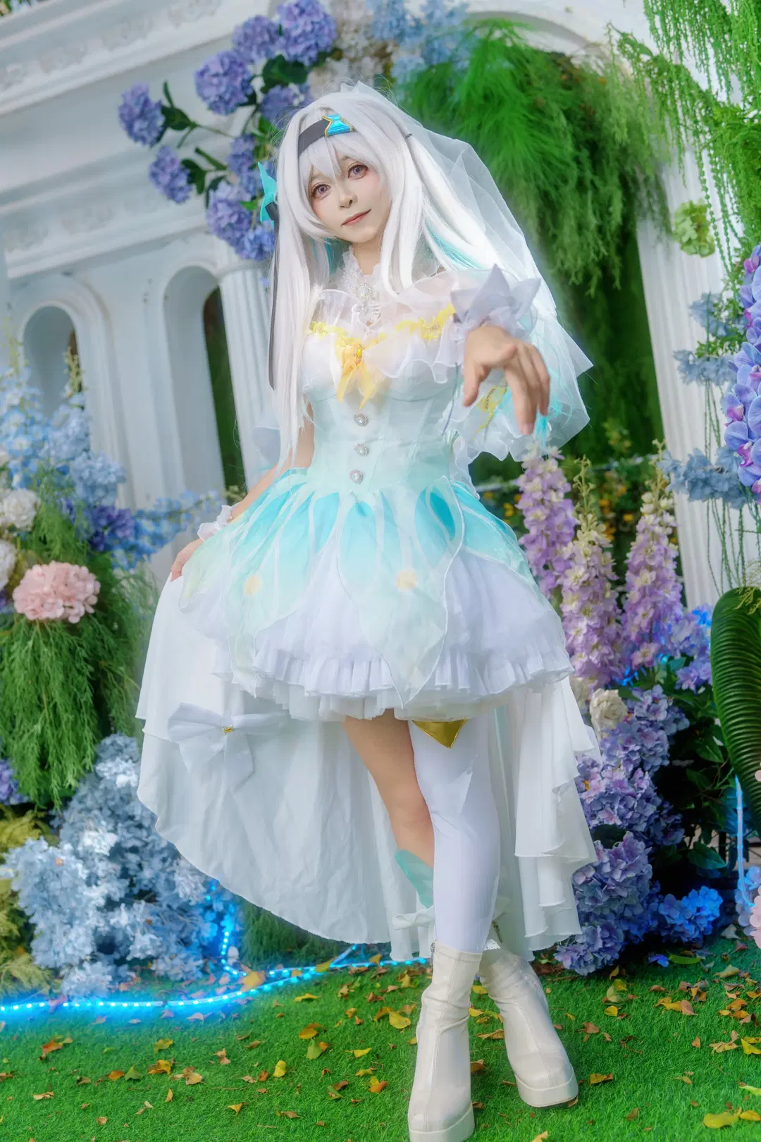 【流萤cos】崩坏星穹铁道，花嫁造型完美呈现 - Kirito君 - 第4张