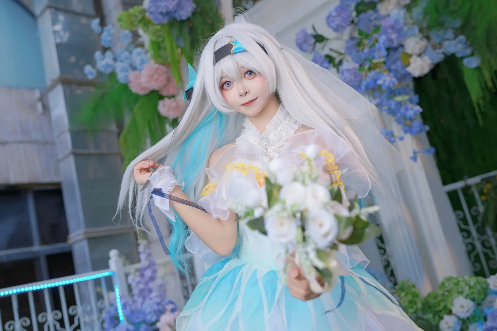 【流萤cos】崩坏星穹铁道，花嫁造型完美呈现 - Kirito君 - 第5张