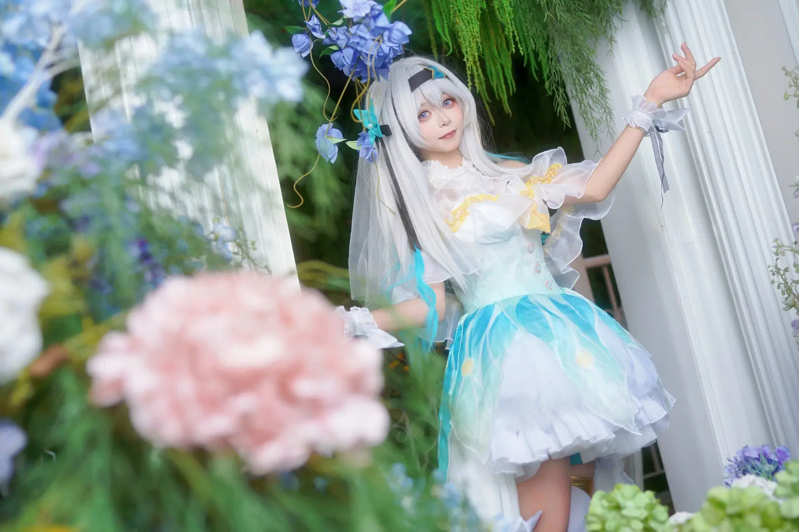【流萤cos】崩坏星穹铁道，花嫁造型完美呈现 - Kirito君 - 第6张
