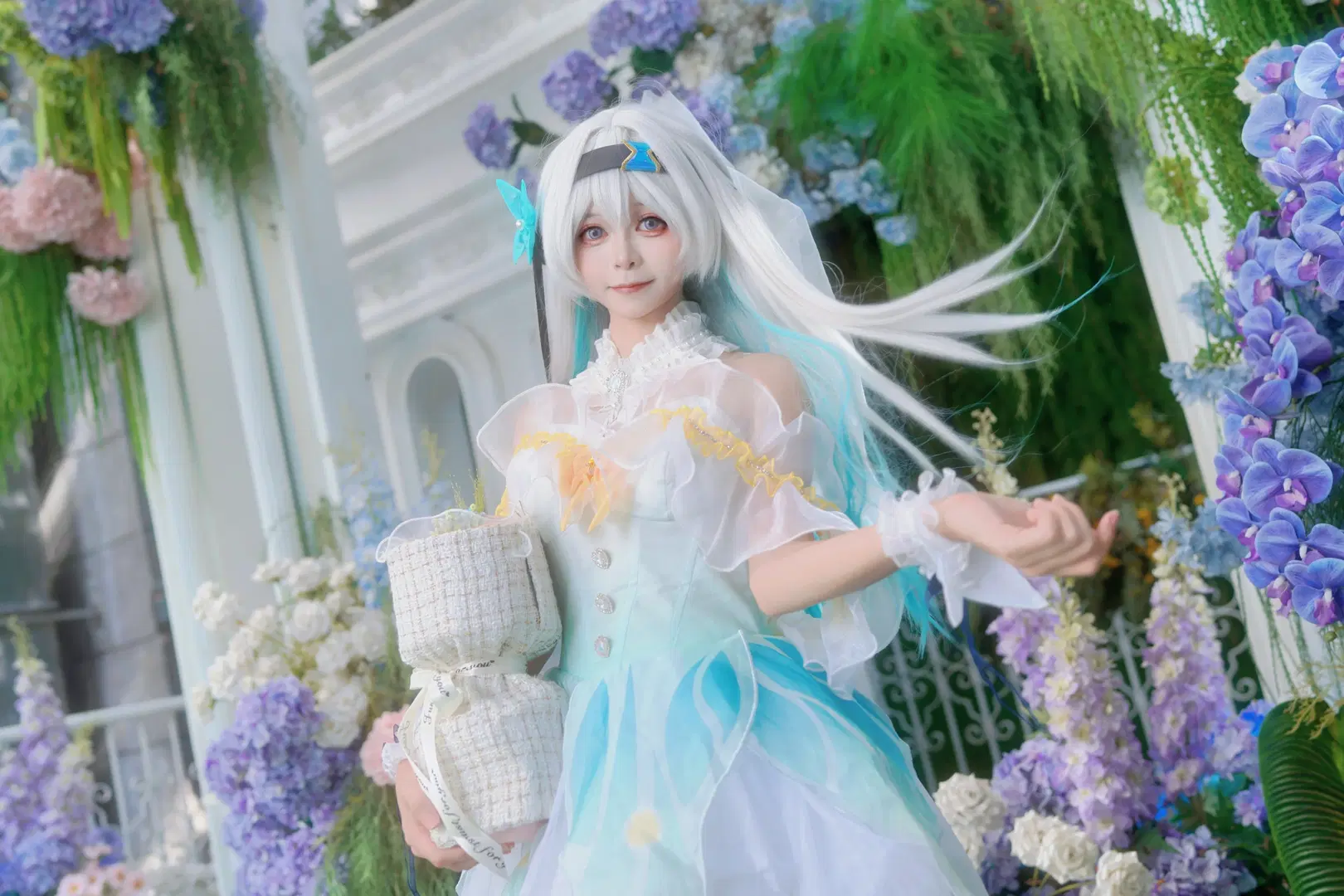 【流萤cos】崩坏星穹铁道，花嫁造型完美呈现 - Kirito君 - 第7张