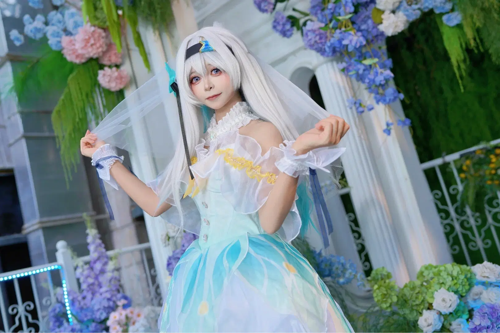 【流萤cos】崩坏星穹铁道，花嫁造型完美呈现 - Kirito君 - 第8张