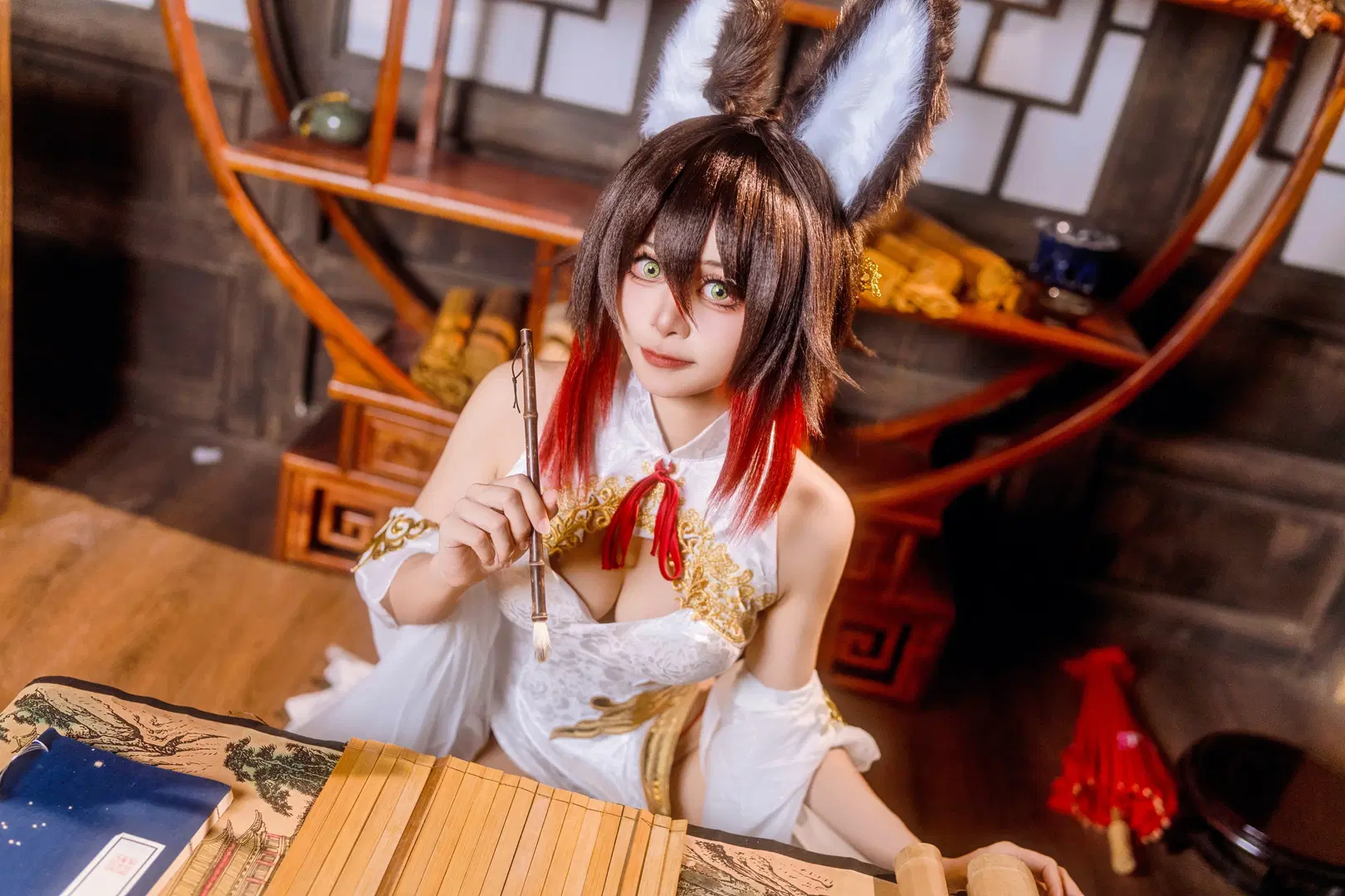 [Tingyun cosplay] Honkai: Star Rail Tingyun Cheongsam Photoshoot by Kirito君 - Image 2