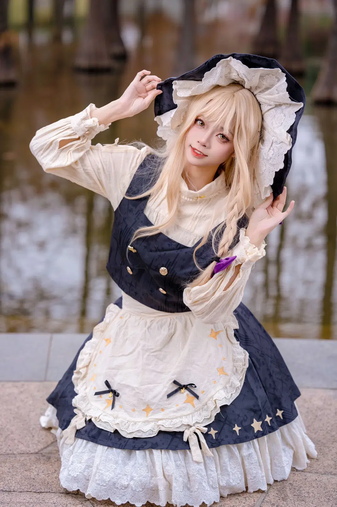 【魔理沙cos】东方Project的魔法少女，漫步秋日湖畔 - Kirito君 - 第2张