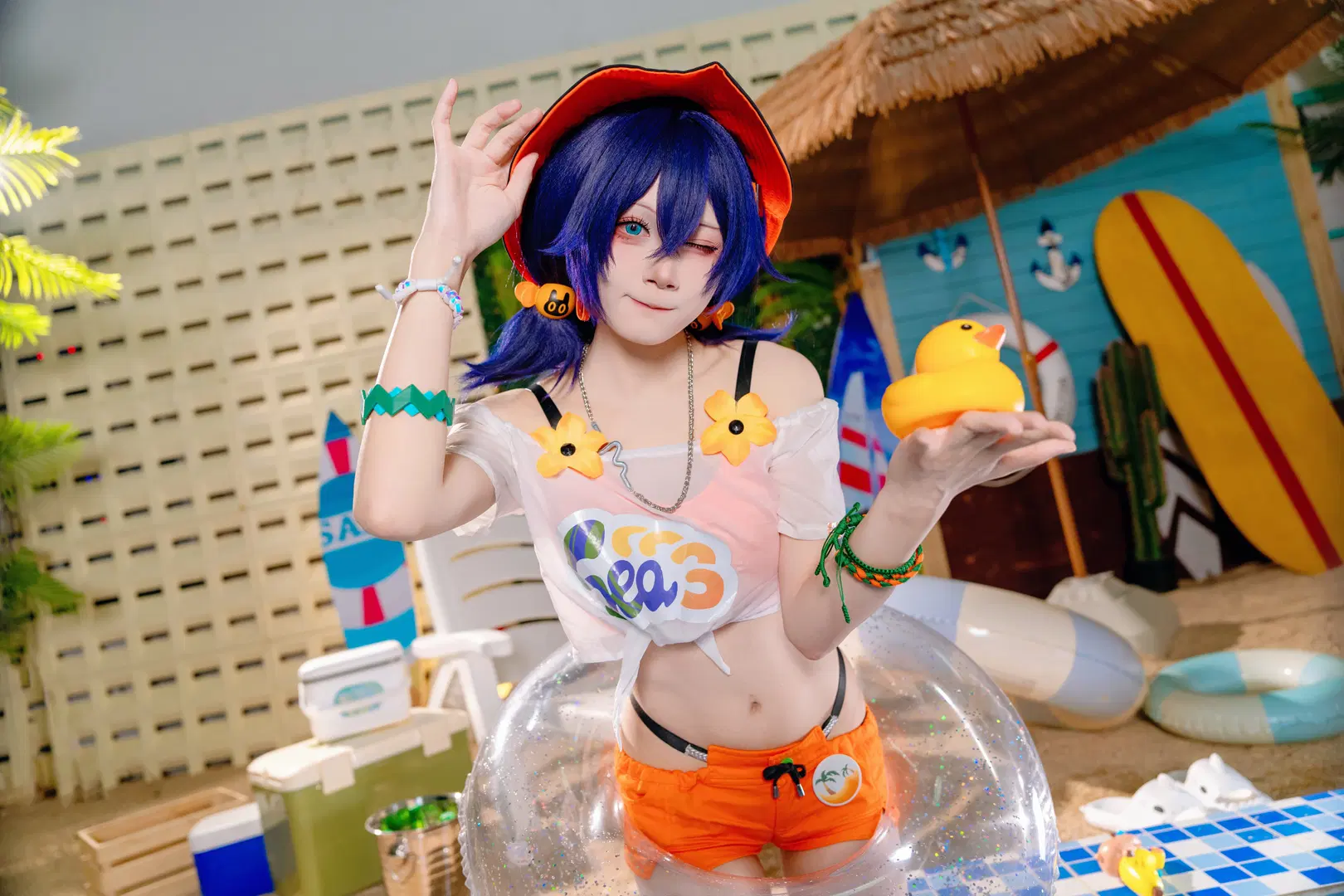 [Belle cosplay] Zenless Zone Zero Citrus Summer Swimsuit by Kirito君 - Image 10