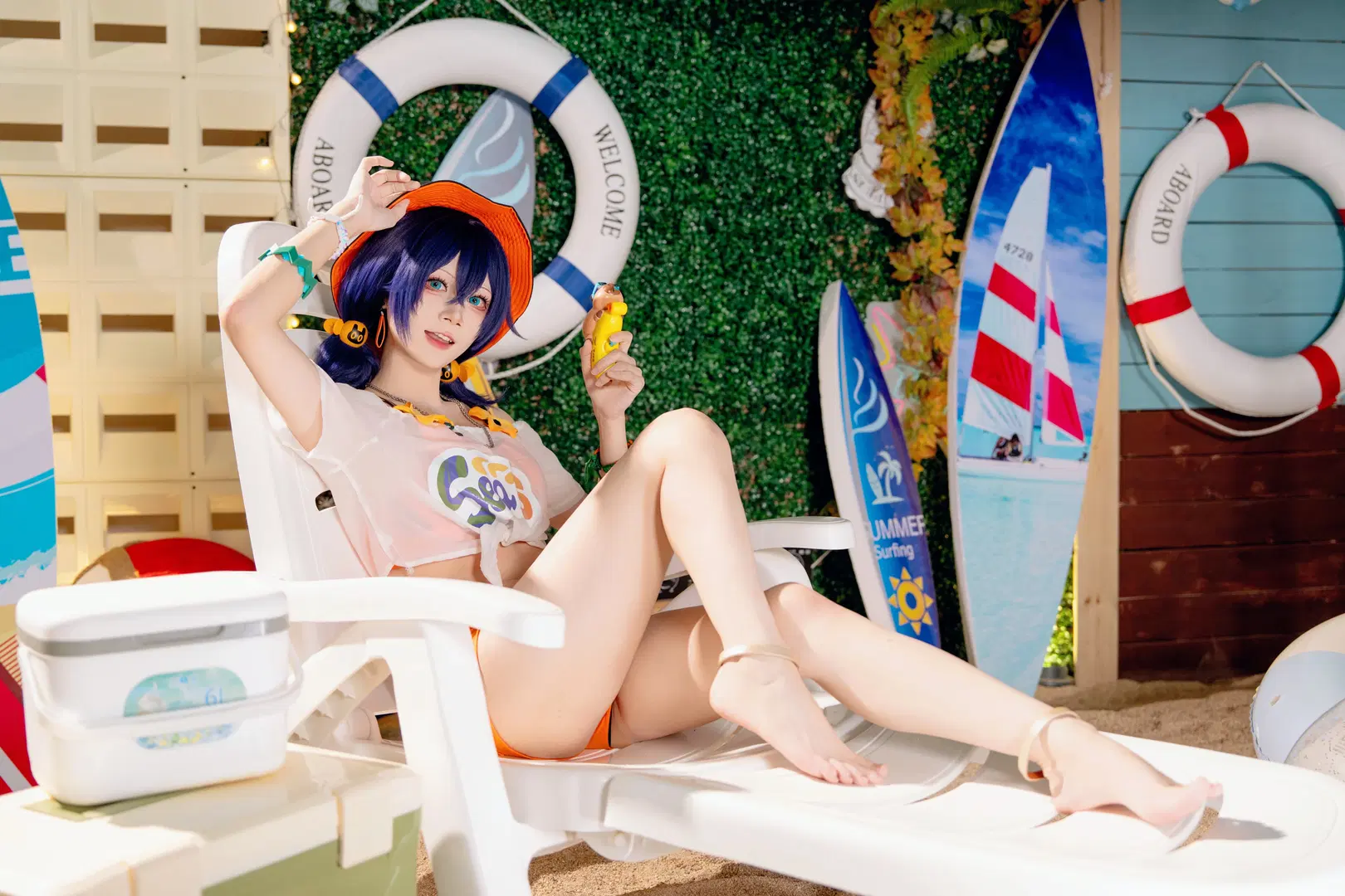 [Belle cosplay] Zenless Zone Zero Citrus Summer Swimsuit by Kirito君 - Image 12