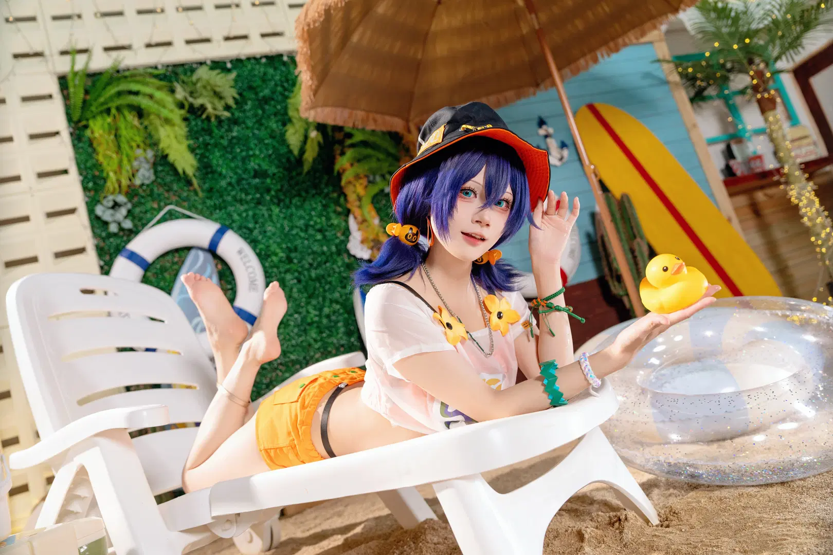 [Belle cosplay] Zenless Zone Zero Citrus Summer Swimsuit by Kirito君 - Image 3