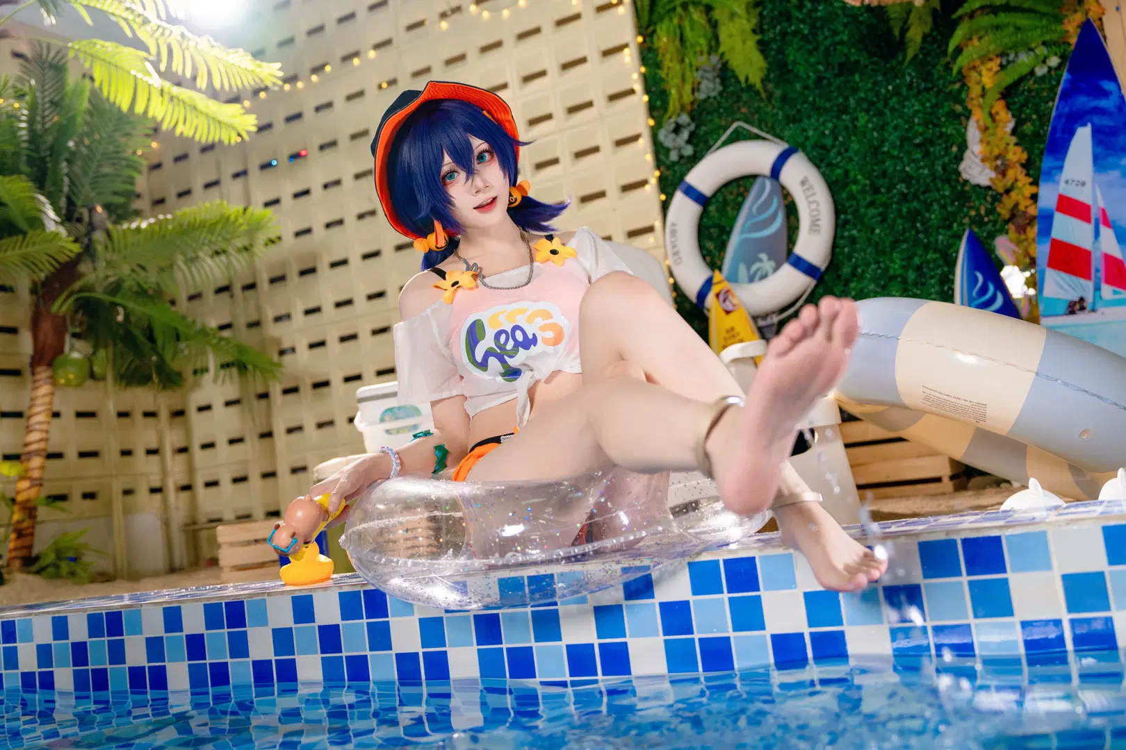 [Belle cosplay] Zenless Zone Zero Citrus Summer Swimsuit by Kirito君 - Image 4