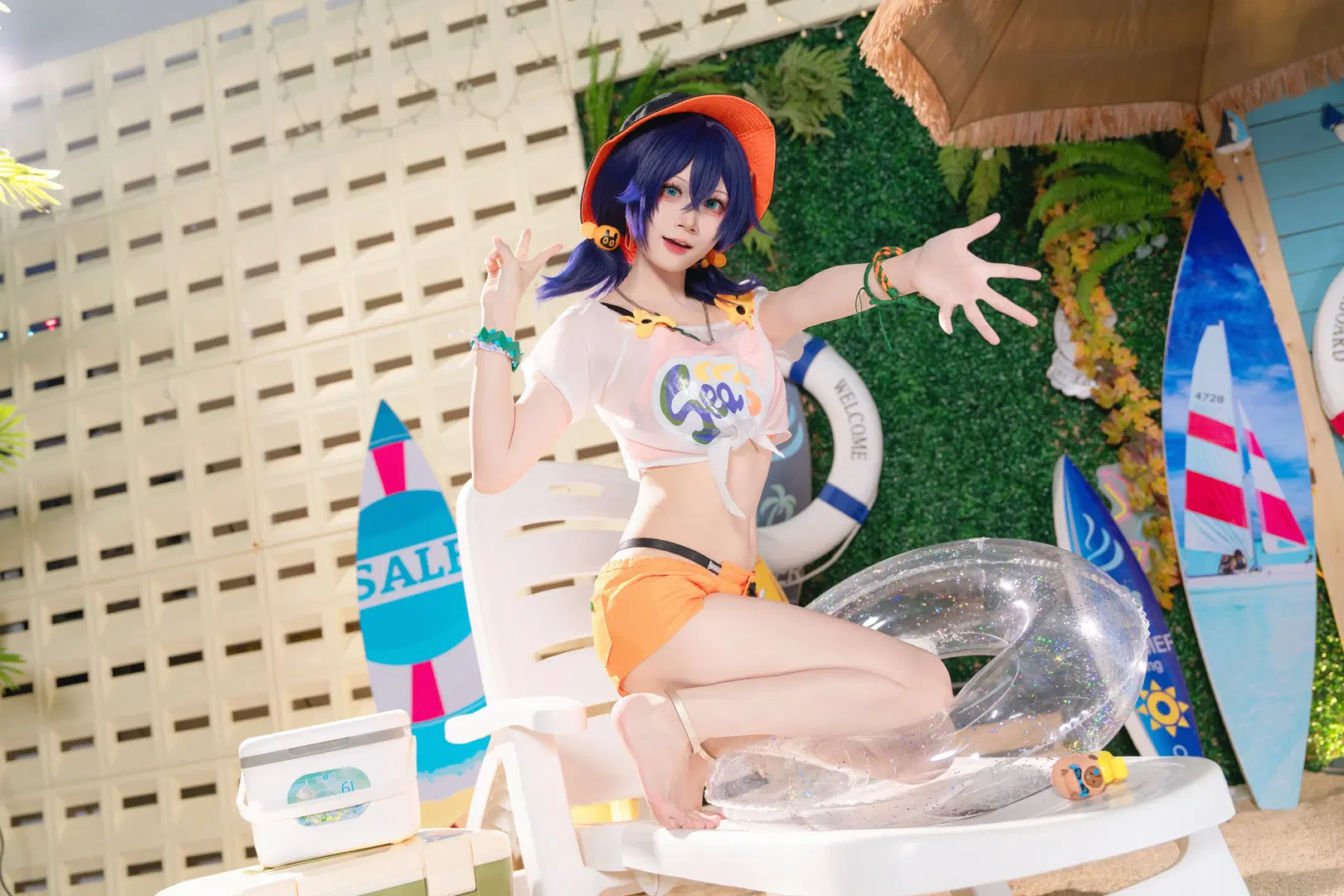 [Belle cosplay] Zenless Zone Zero Citrus Summer Swimsuit by Kirito君 - Image 7