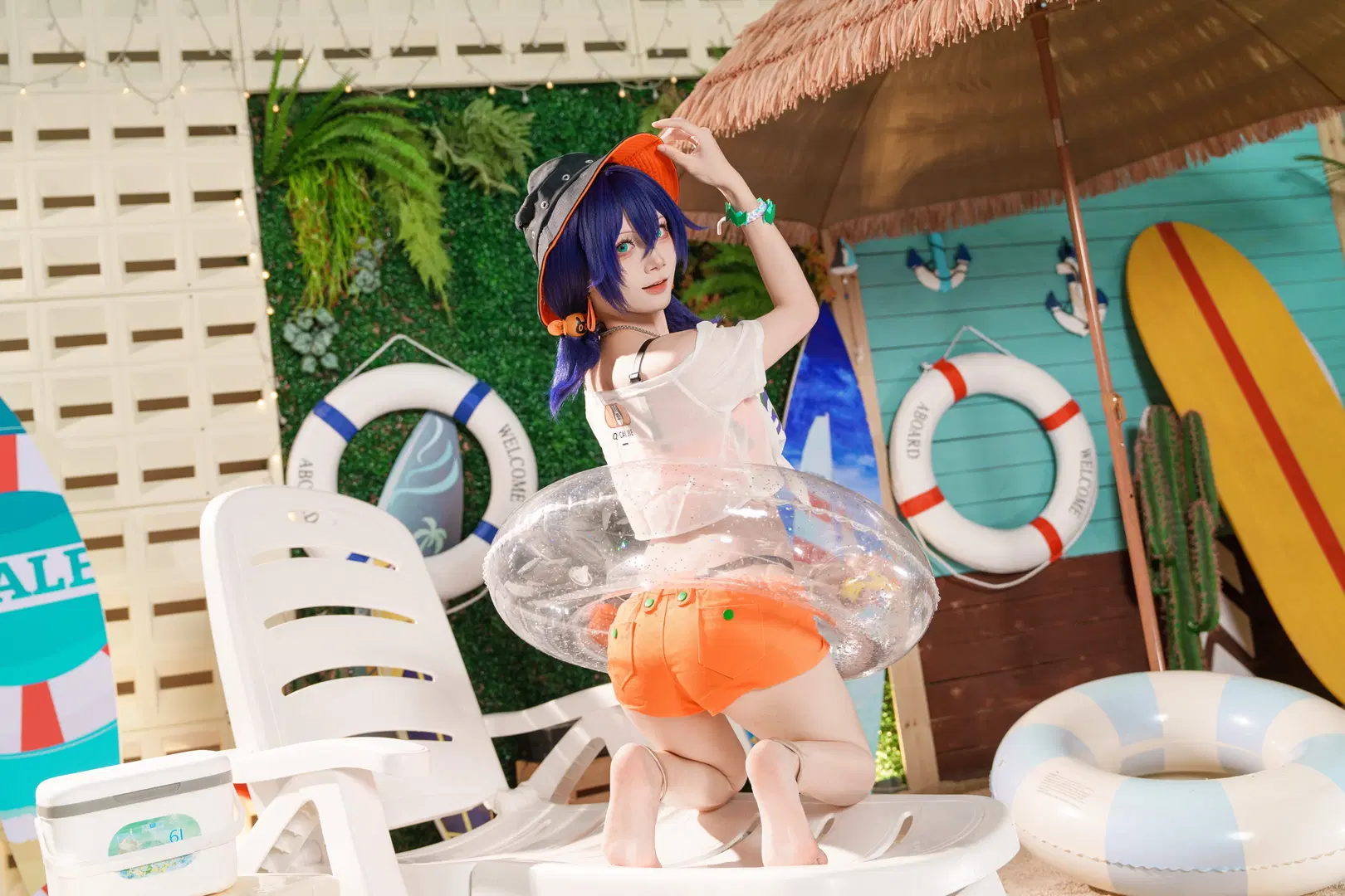 [Belle cosplay] Zenless Zone Zero Citrus Summer Swimsuit by Kirito君 - Image 8
