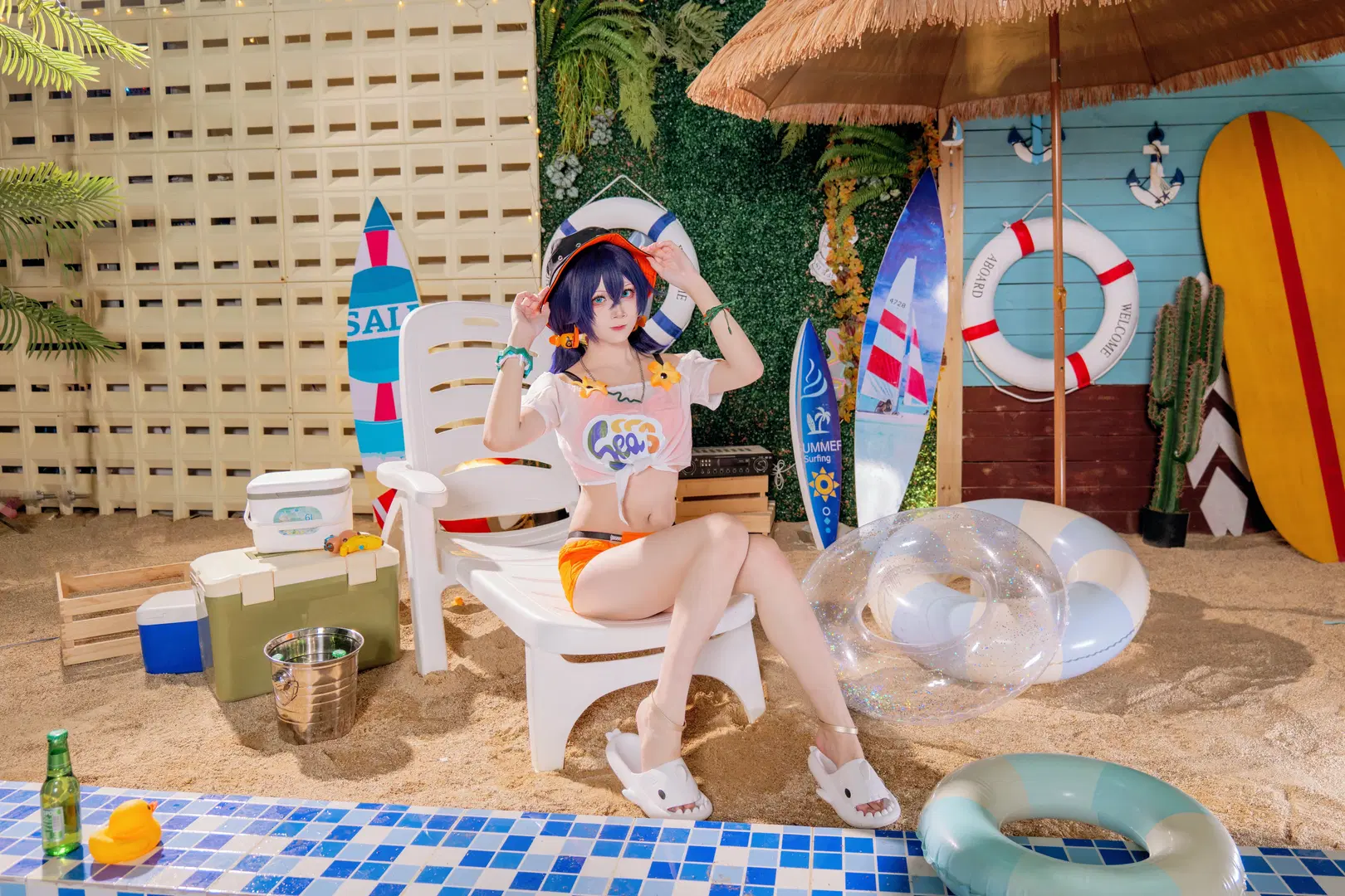 [Belle cosplay] Zenless Zone Zero Citrus Summer Swimsuit by Kirito君 - Image 9