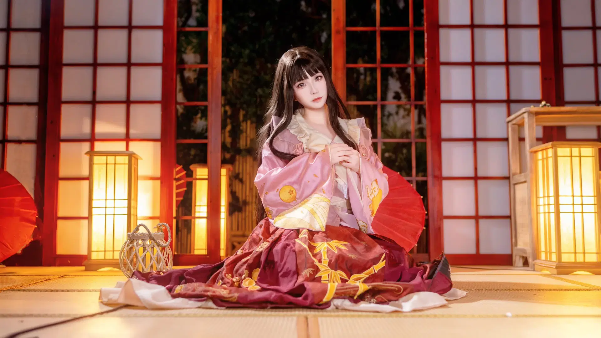 [Houraisan Kaguya cosplay] Japanese-Style Moments of the Lunar Maiden by Kirito君 - Image 7