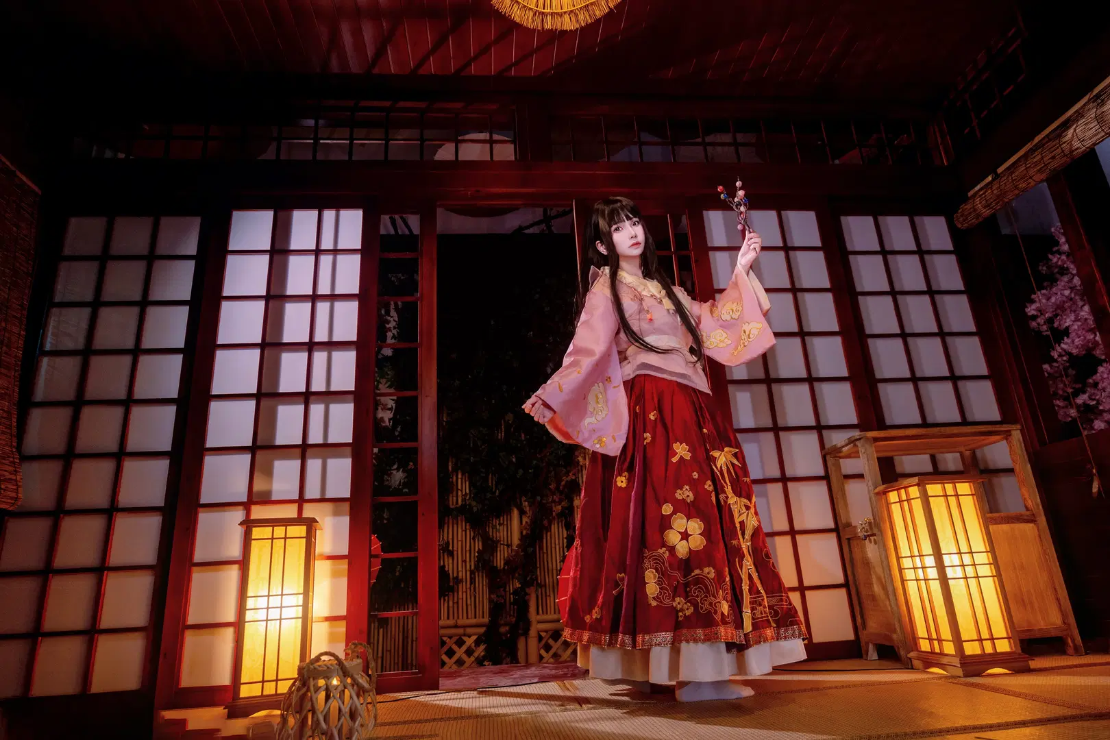 [Houraisan Kaguya cosplay] Japanese-Style Moments of the Lunar Maiden by Kirito君 - Image 9