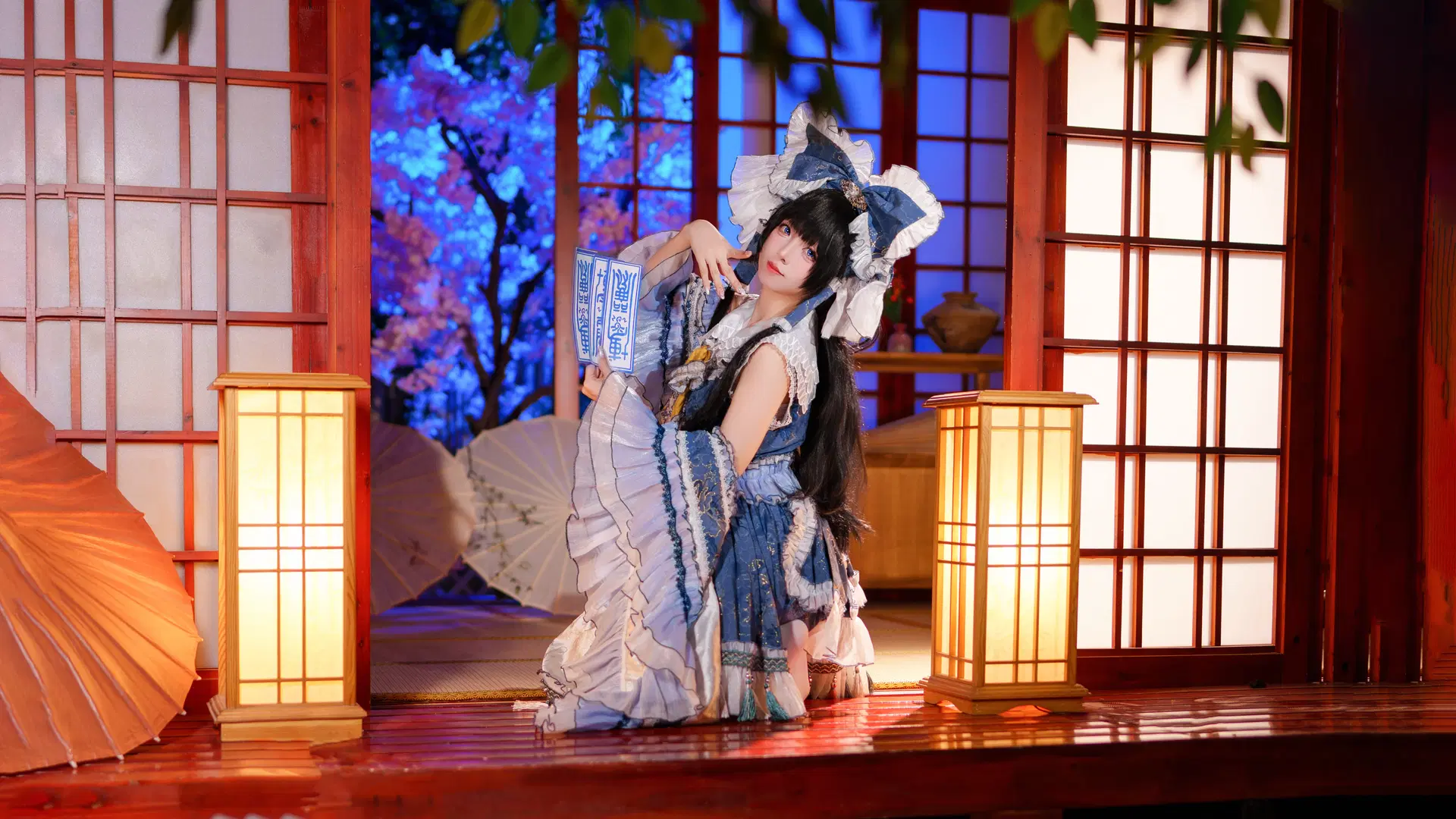 【博麗靈夢cos】東方Project青靈夢二設，和風棚拍細節分享 - Kirito君 - 第10張