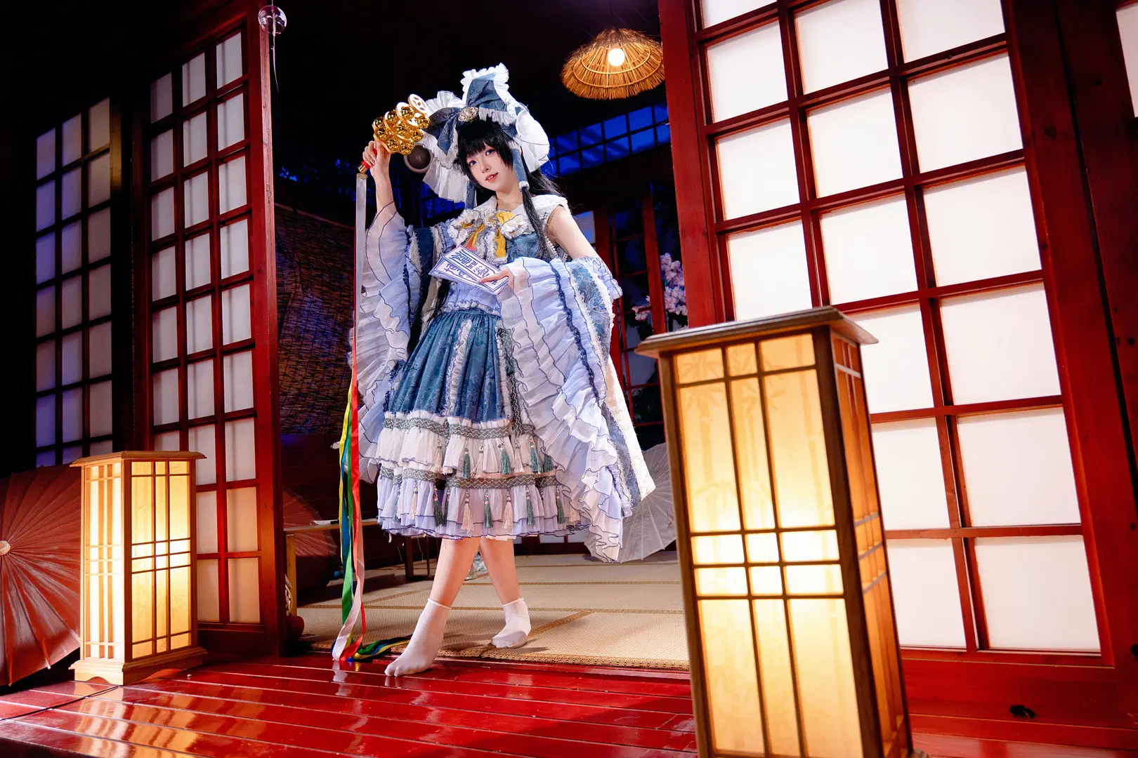 【博麗靈夢cos】東方Project青靈夢二設，和風棚拍細節分享 - Kirito君 - 第12張