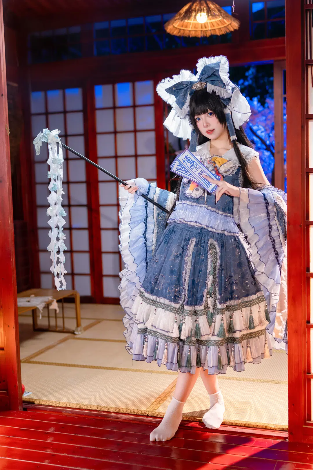 【博麗靈夢cos】東方Project青靈夢二設，和風棚拍細節分享 - Kirito君 - 第4張