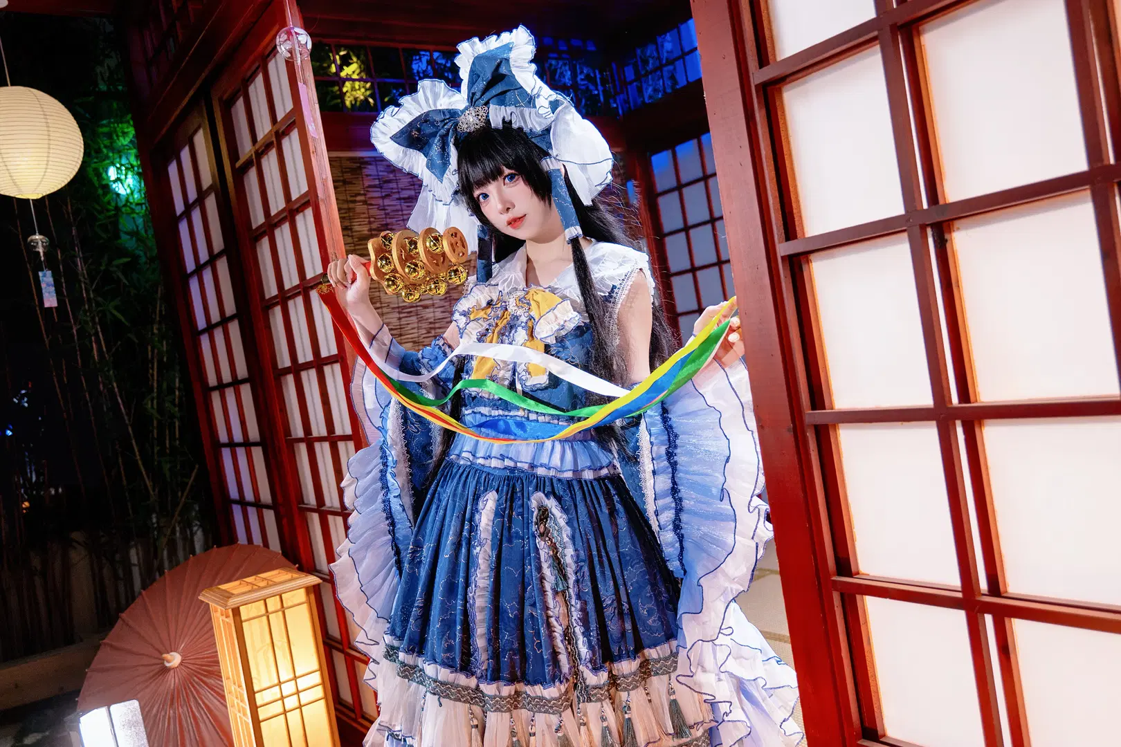 【博麗靈夢cos】東方Project青靈夢二設，和風棚拍細節分享 - Kirito君 - 第5張