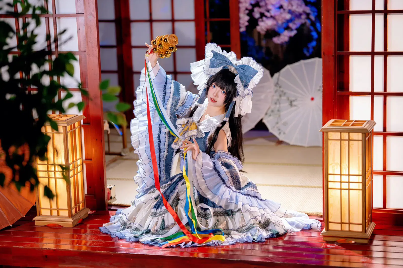 【博麗靈夢cos】東方Project青靈夢二設，和風棚拍細節分享 - Kirito君 - 第8張