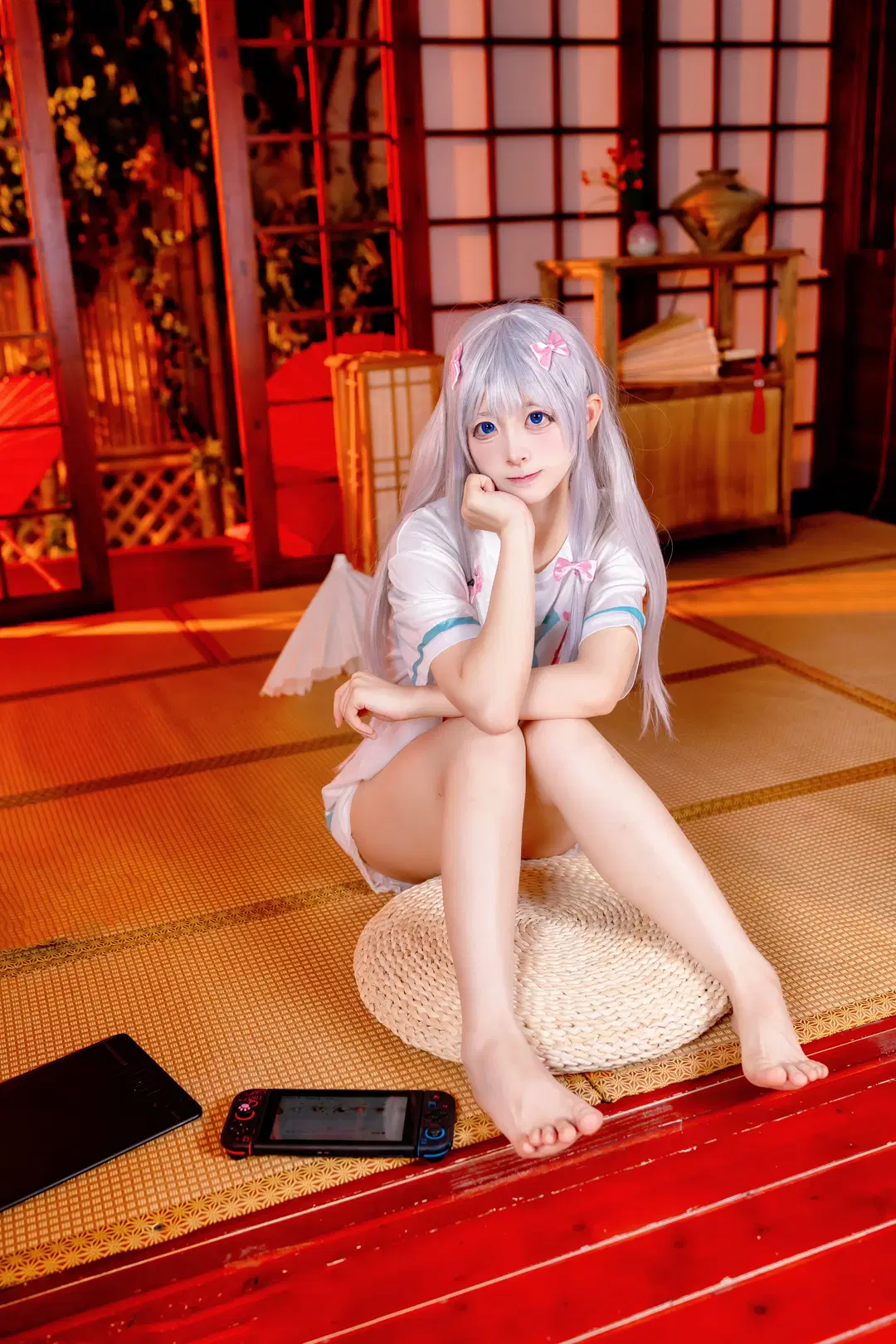 【Izumi Sagiri cosplay】Eromanga Sensei's Japanese Room Everyday Life by Kirito君 - Image 2