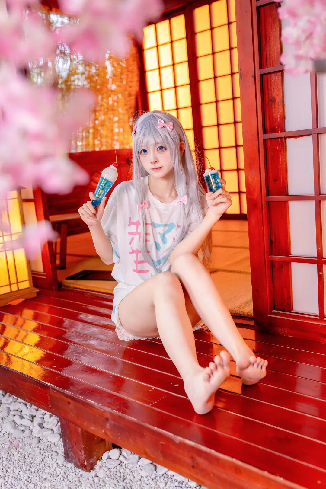Cosplay photoshoot, Eromanga Sensei, Twintails, Izumi Sagiri cosplay, Japanese style