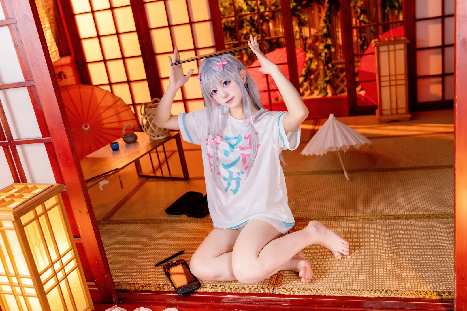 【Izumi Sagiri cosplay】Eromanga Sensei's Japanese Room Everyday Life by Kirito君 - Image 4