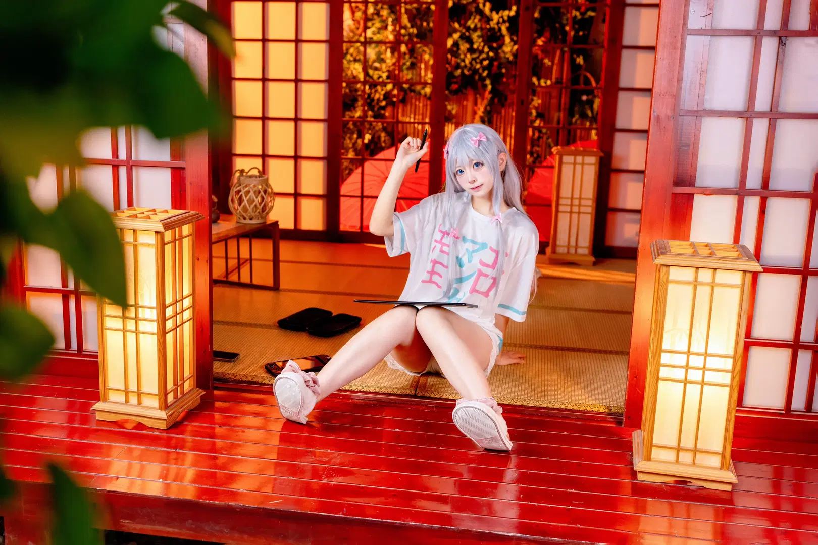 【Izumi Sagiri cosplay】Eromanga Sensei's Japanese Room Everyday Life by Kirito君 - Image 5