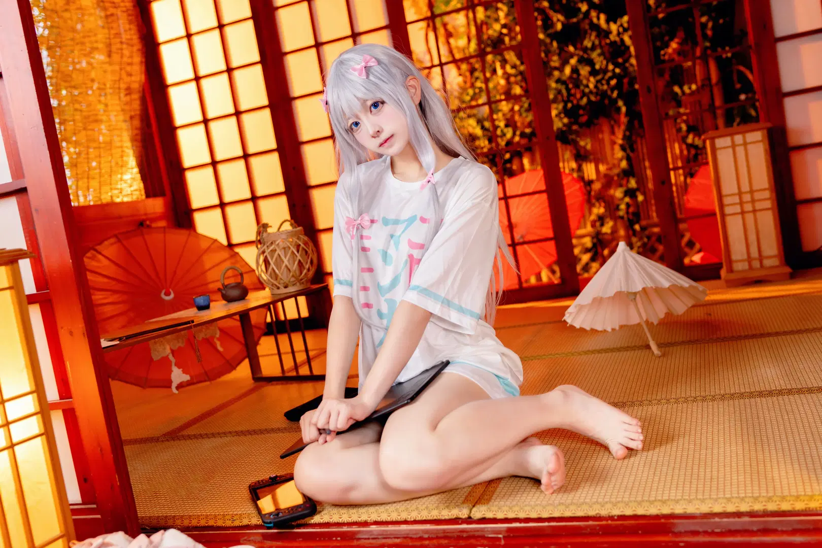 【Izumi Sagiri cosplay】Eromanga Sensei's Japanese Room Everyday Life by Kirito君 - Image 6
