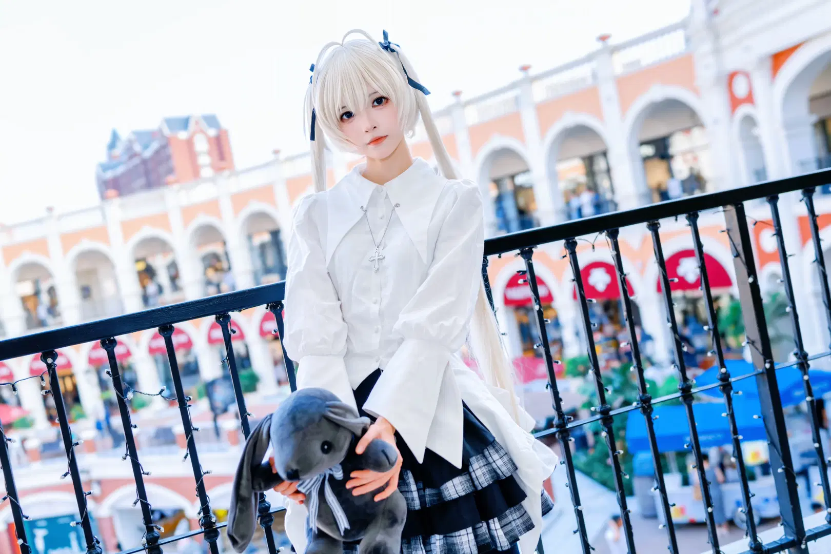 【春日野穹 コスプレ】ヨスガノソラのゴシック少女、黒ストッキングで魅せる美脚を独占公開 - Kirito君 - 10枚目