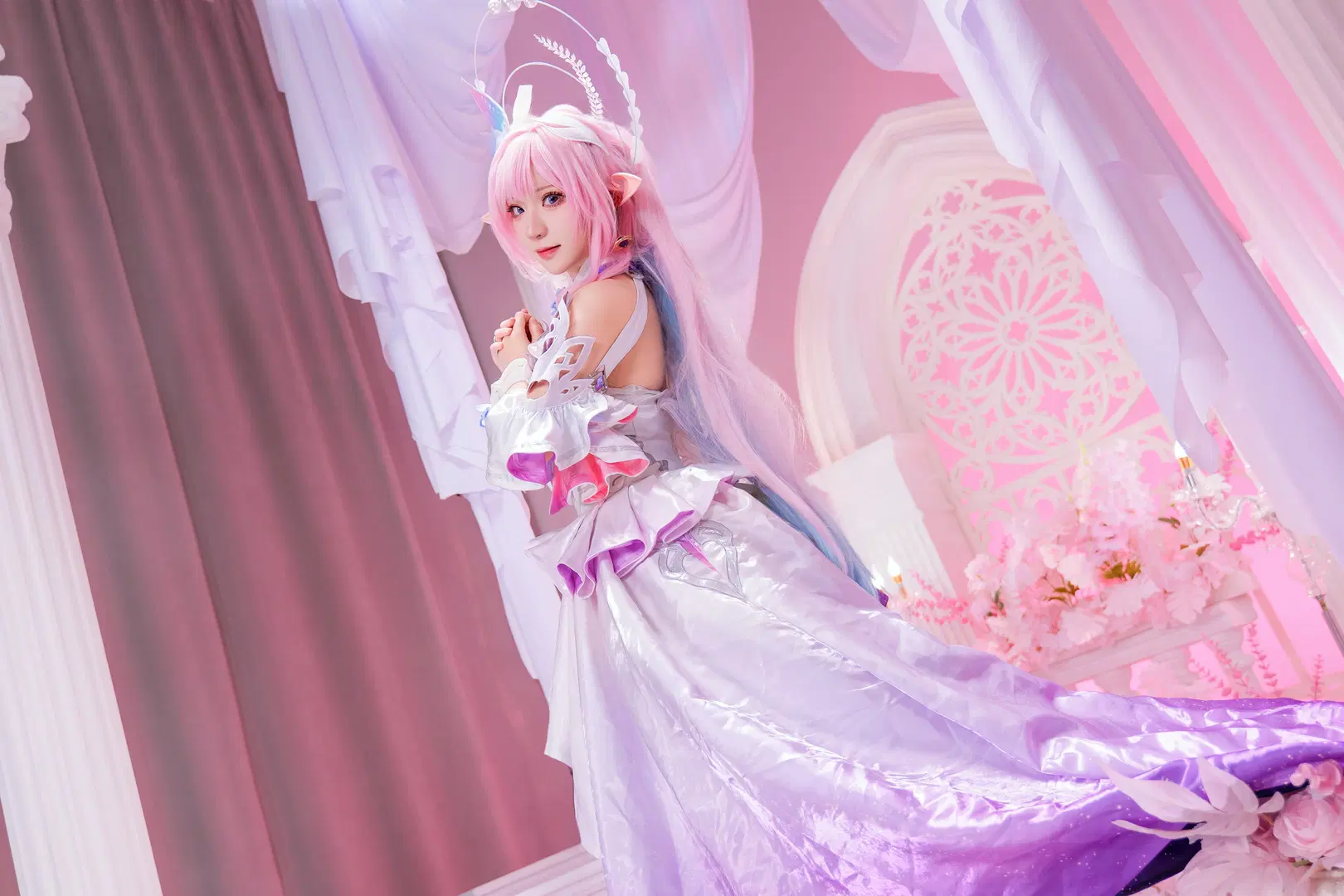 【キュレネ コスプレ】ピンクの夢想に包まれるアンフォリウスの結末 - Kirito君 - 3枚目